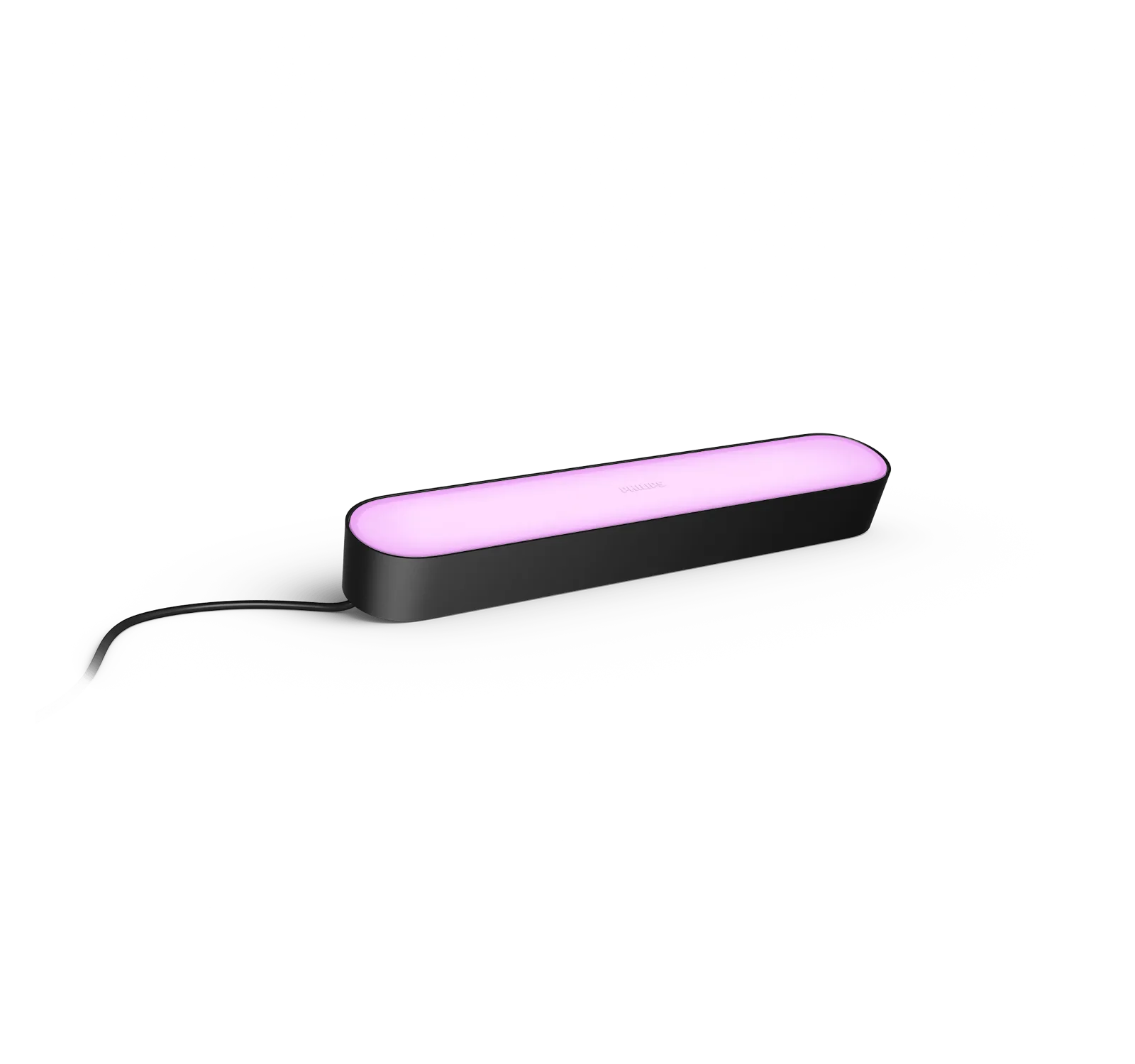 Barre lumineuse Philips Hue Play noire posée debout