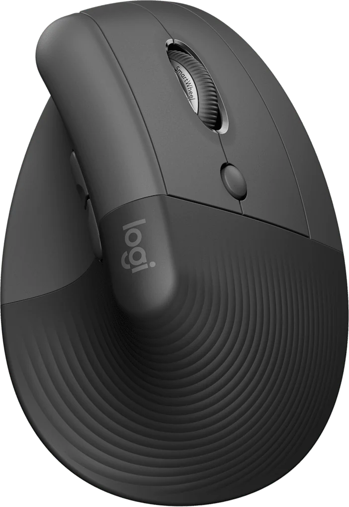 Souris verticale Logitech Lift graphite, vue de face — vue 4