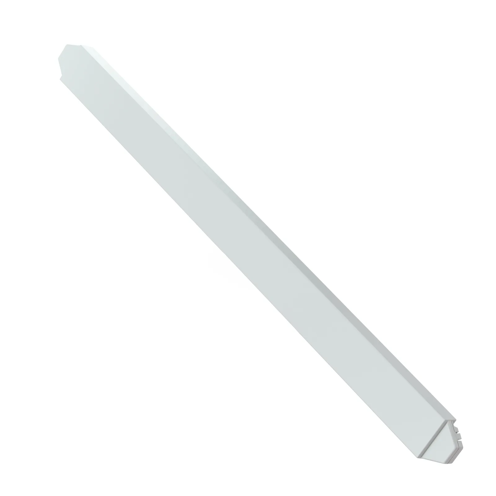 Kit Nanoleaf Lines 60° : neuf barres lumineuses LED fixées au mur en motif géométrique, avec un halo de couleur — vue 2