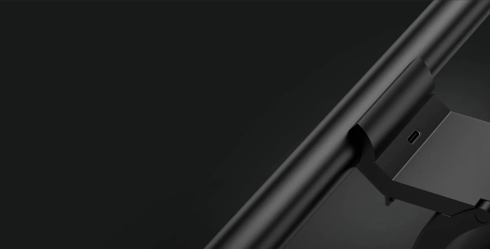 Barre lumineuse Xiaomi Mi Computer Monitor Light Bar noire avec sa pince — vue 3