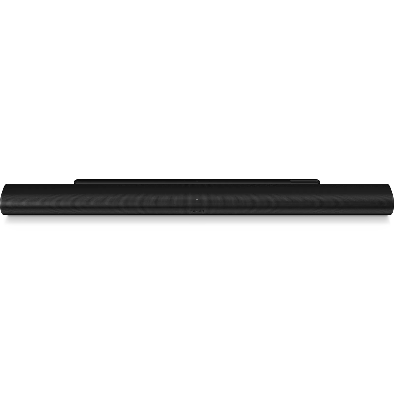 Barre de son Sonos Arc Ultra noire vue de biais en plongée — vue 3