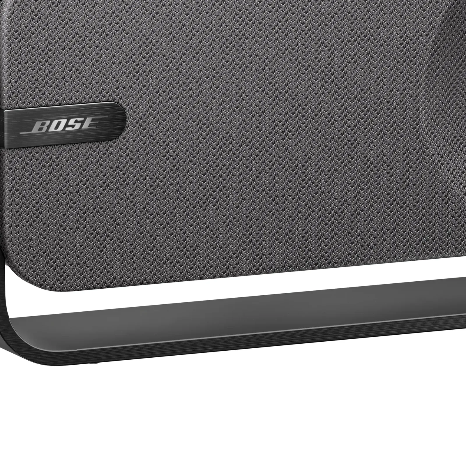 Enceinte Bluetooth Bose SoundLink Home Cool Grey, cadre en aluminium anodisé et grille en tissu, vue de face — vue 3