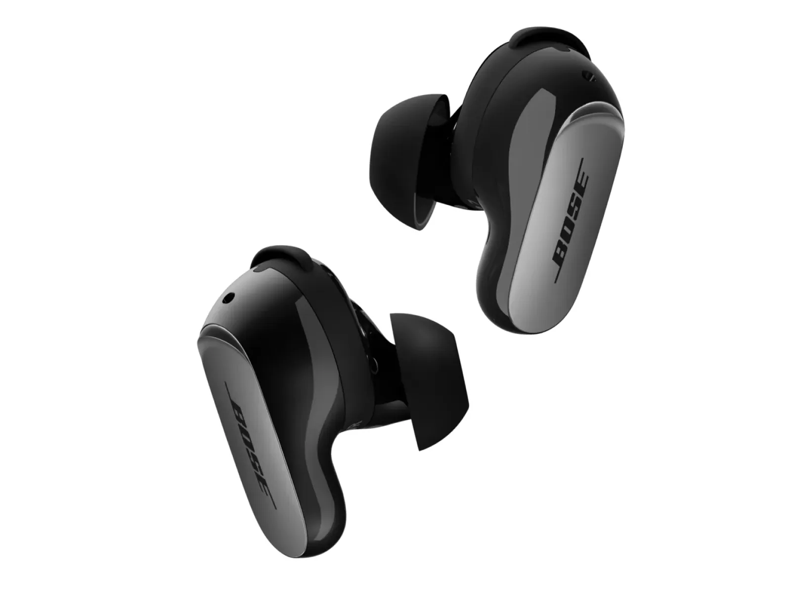 Écouteurs Bose QuietComfort Ultra Earbuds 2e génération noirs avec leur étui de recharge
