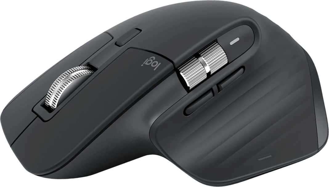 Souris Logitech MX Master 3S graphite, vue de dessus — vue 2