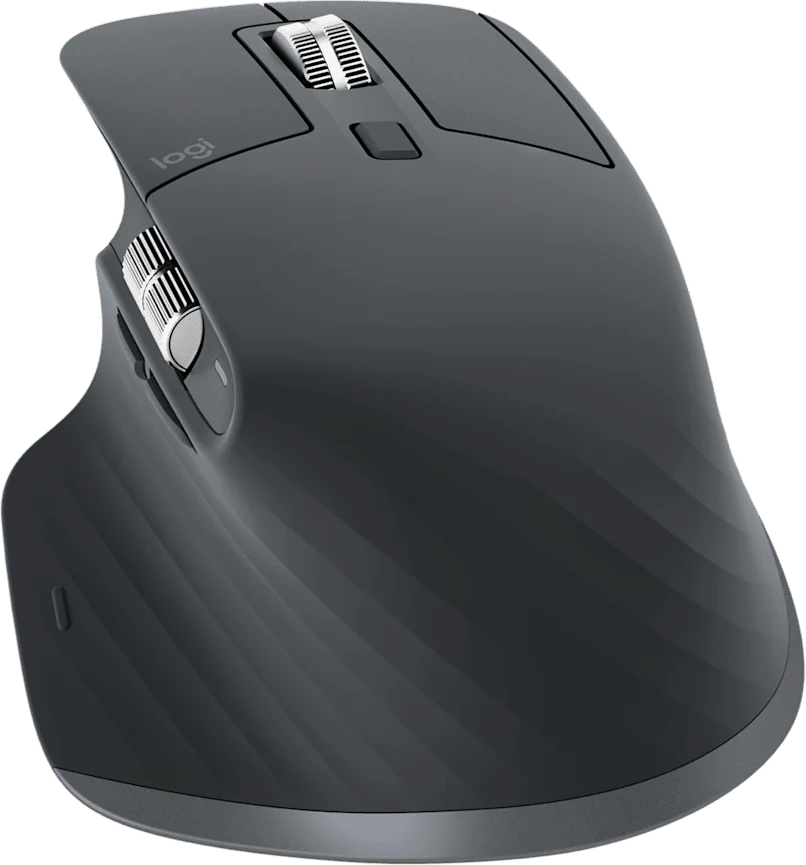 Souris Logitech MX Master 3S graphite, vue de dessus — vue 4